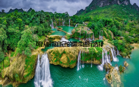 可以根据自己的需求进行选择